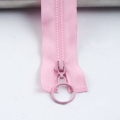 # 5 Resin Zipper Dengan Gigi Berwarna Untuk Pakaian In Pink