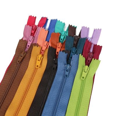 Zipper 25 Warna 3# Nylon Zipper Custom Zipper Untuk Pakaian Aksesoris Jahit