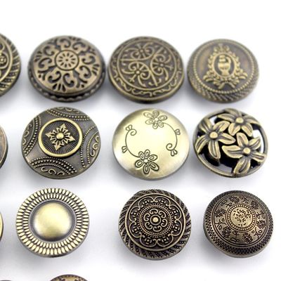 Custom Embossed Metal Snap Button Dengan Logo Untuk Pakaian Pakaian