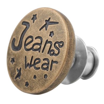 Seragam Buttons Bulat Kuningan Shank Button Untuk Jaket Setelan