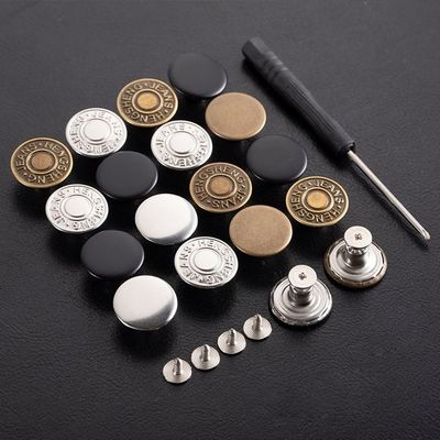 Seragam Buttons Bulat Kuningan Shank Button Untuk Jaket Setelan