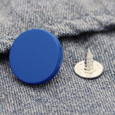 Fancy Zinc Alloy Round Sewing Button Logam Kunci Kunci Kunci Kunci Untuk Pakaian Dekoratif