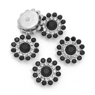 Aksesoris China Grosir Rhinestone Pearl Diamond Crystal Metal Button Untuk Garment Rambut Bow Center