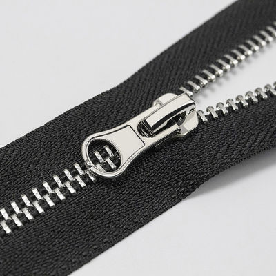 # 5 gigi normal, 20cm Perak Logam Tutup End Gigi Zippers DALH slider