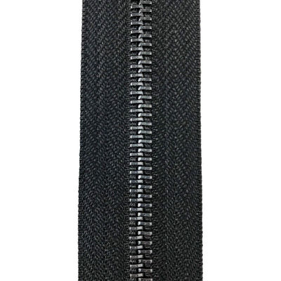 Grosir 5# Open End Multi-Color Custom Color Metal Zip Gun Hitam Gigi Emas Metal Jacket Zipper