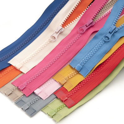Custom Size Logo 5# Resin Zipper Plastik Cetakan Zipper Derlin Zipper