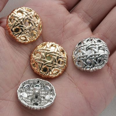 Custom Sewing Dome Retro Seragam Setelan Tombol Shank Metal Button Untuk Pakaian