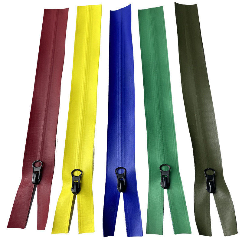 Kualitas tinggi produk baru tahan lama termik ritsleting Roll PVC kedap udara Nylon Coil Plastik Waterproof Ritsleting
