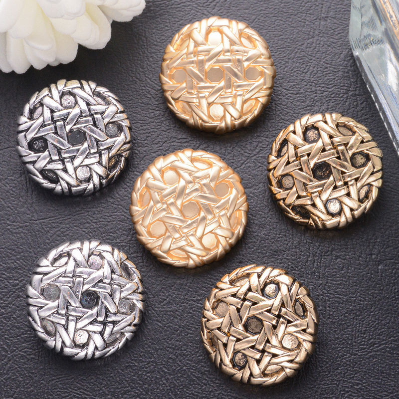 Custom Sewing Dome Retro Seragam Setelan Tombol Shank Metal Button Untuk Pakaian